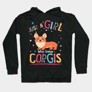 Just A Girl Who Loves Corgi (73) Hoodie